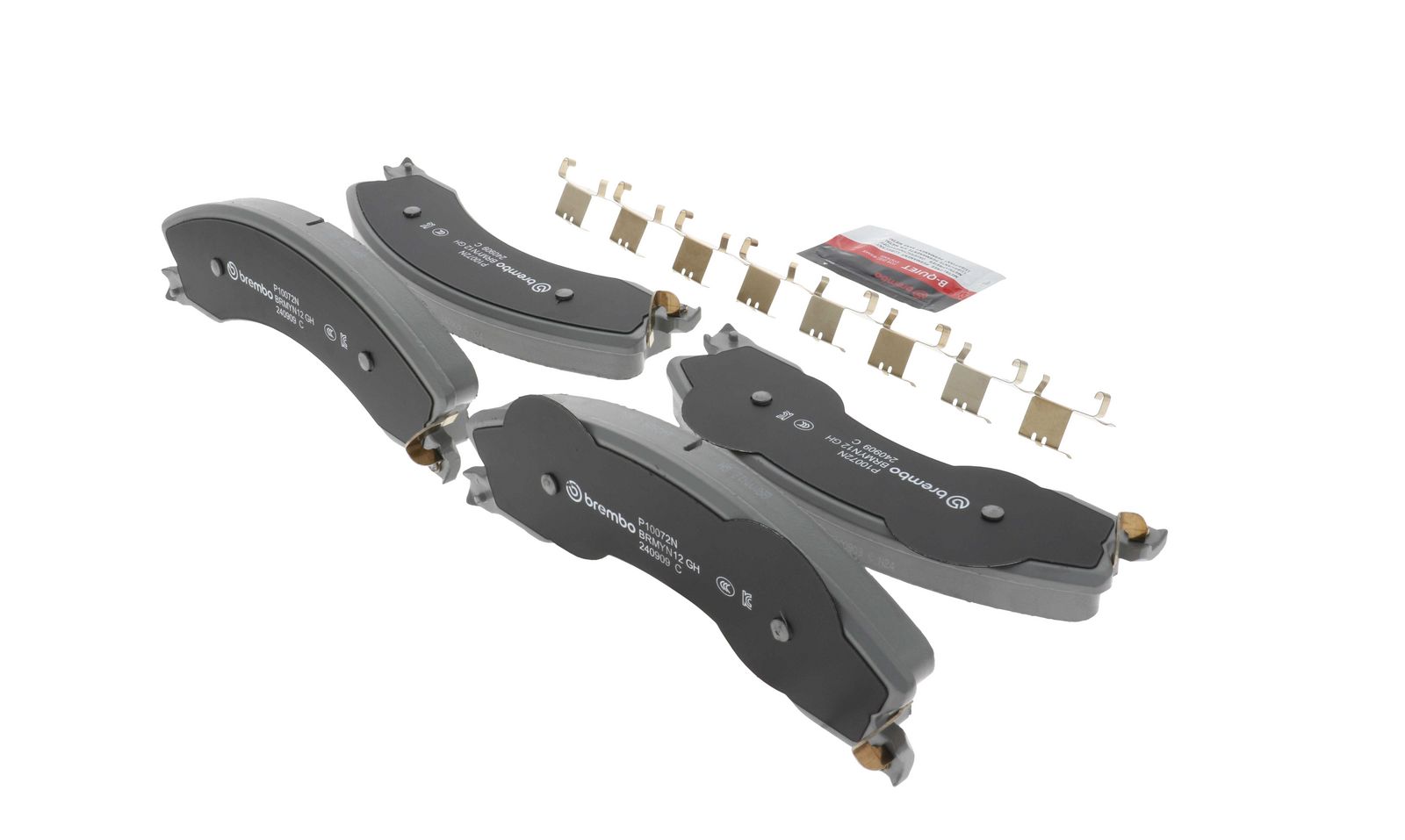 PRIME Ceramic Rear Disc Brake Pad Set - P10072N_17