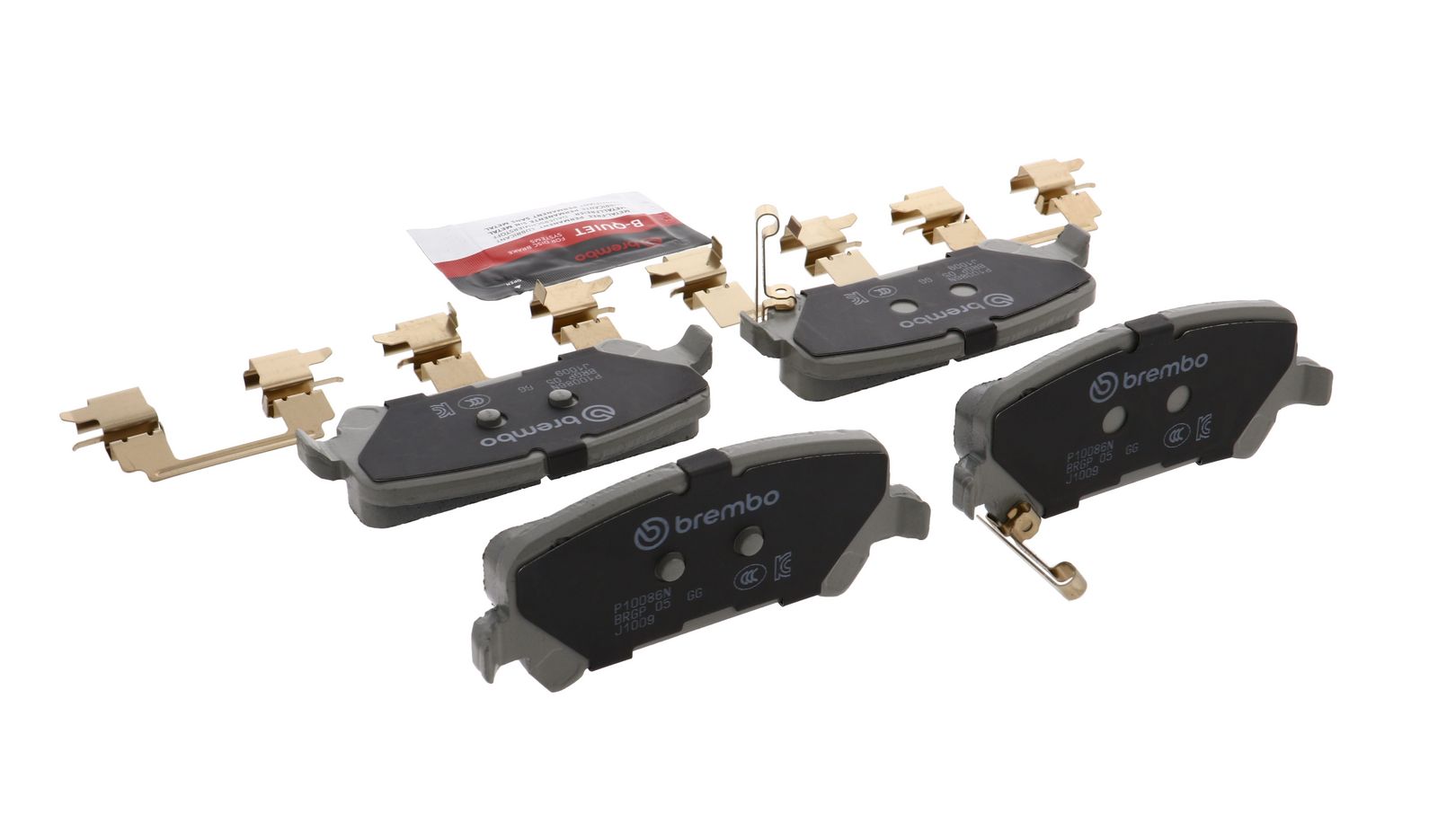 PRIME Ceramic Rear Disc Brake Pad Set - P10086N_13