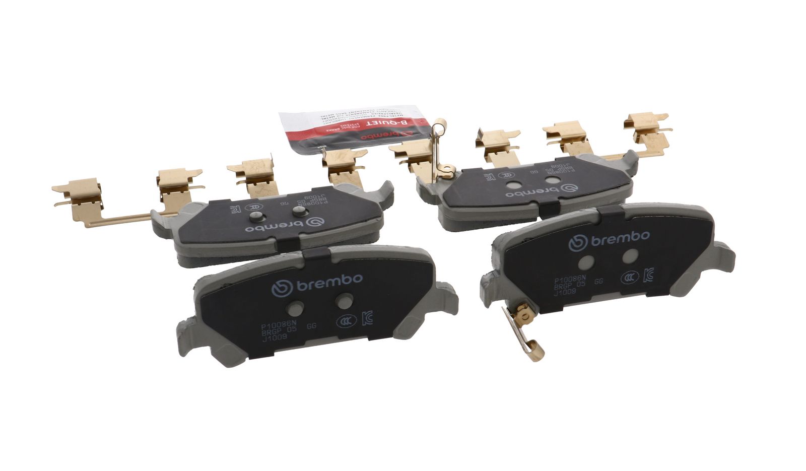 PRIME Ceramic Rear Disc Brake Pad Set - P10086N_14
