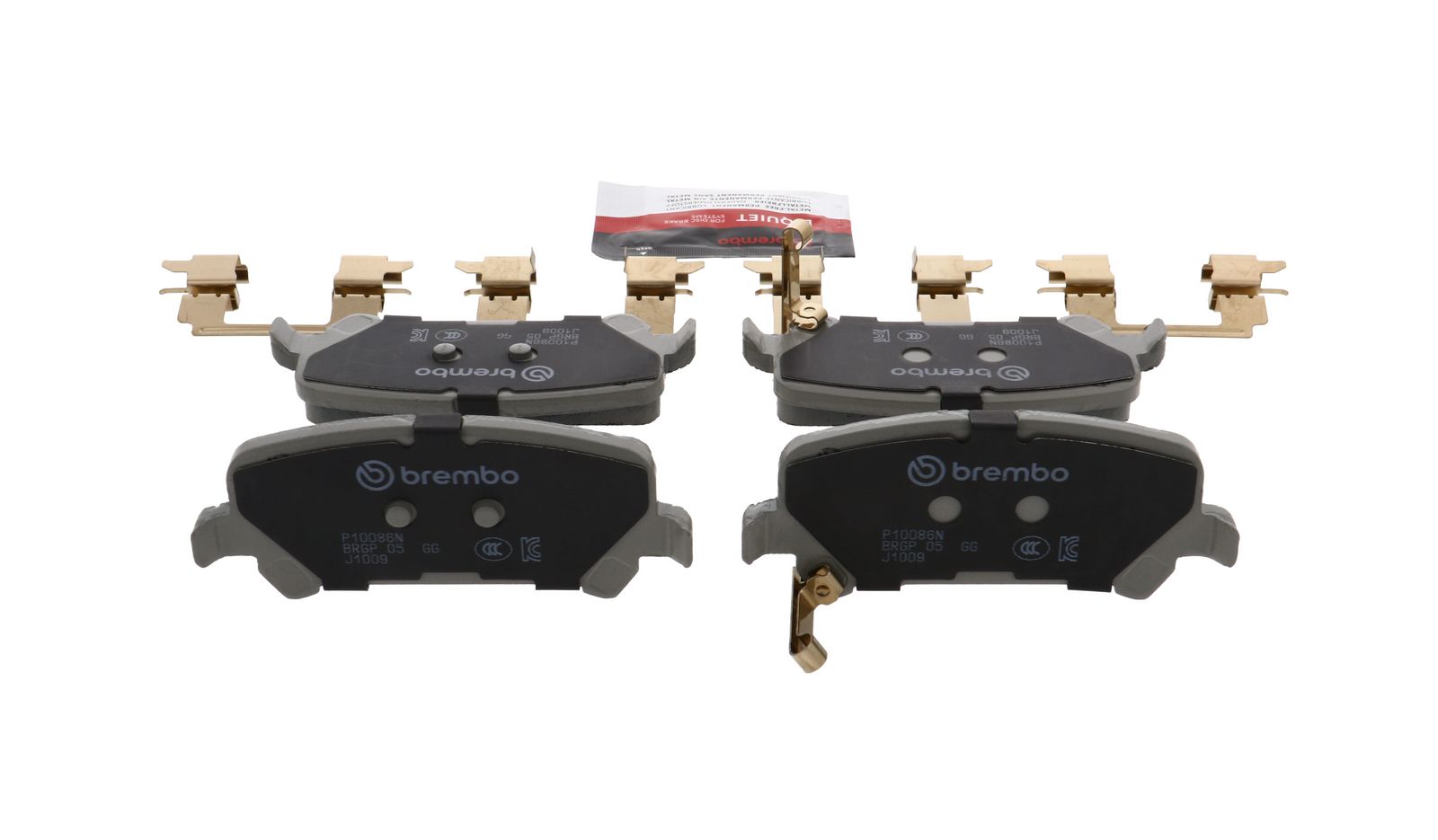 PRIME Ceramic Rear Disc Brake Pad Set - P10086N_15