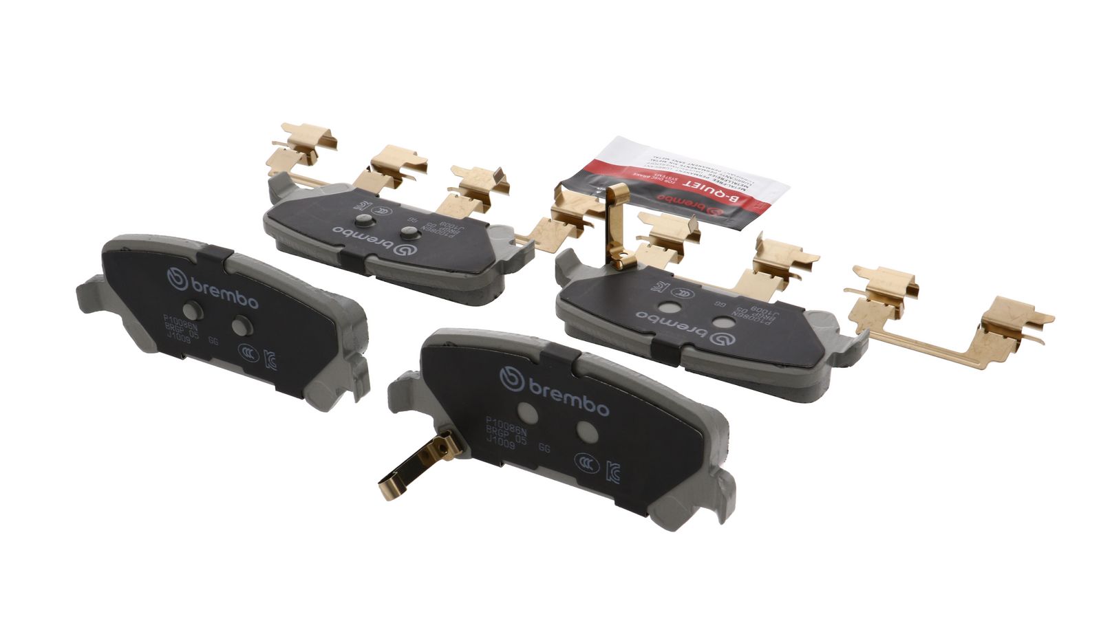 PRIME Ceramic Rear Disc Brake Pad Set - P10086N_17