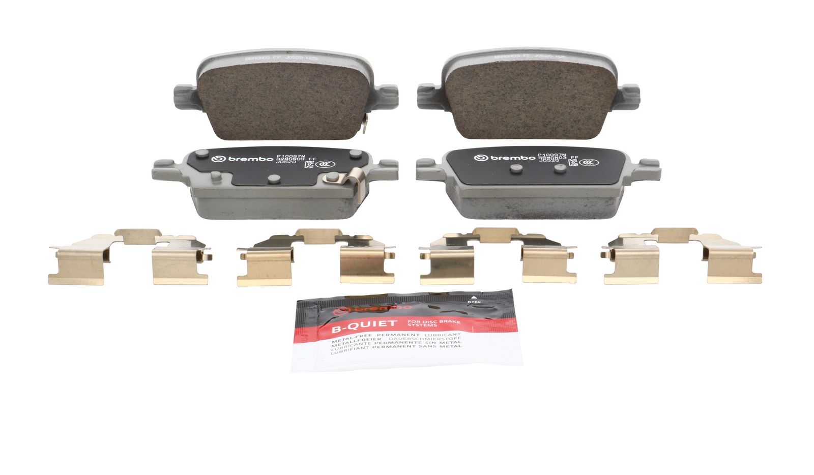 PRIME Ceramic Rear Disc Brake Pad Set - P10097N_03