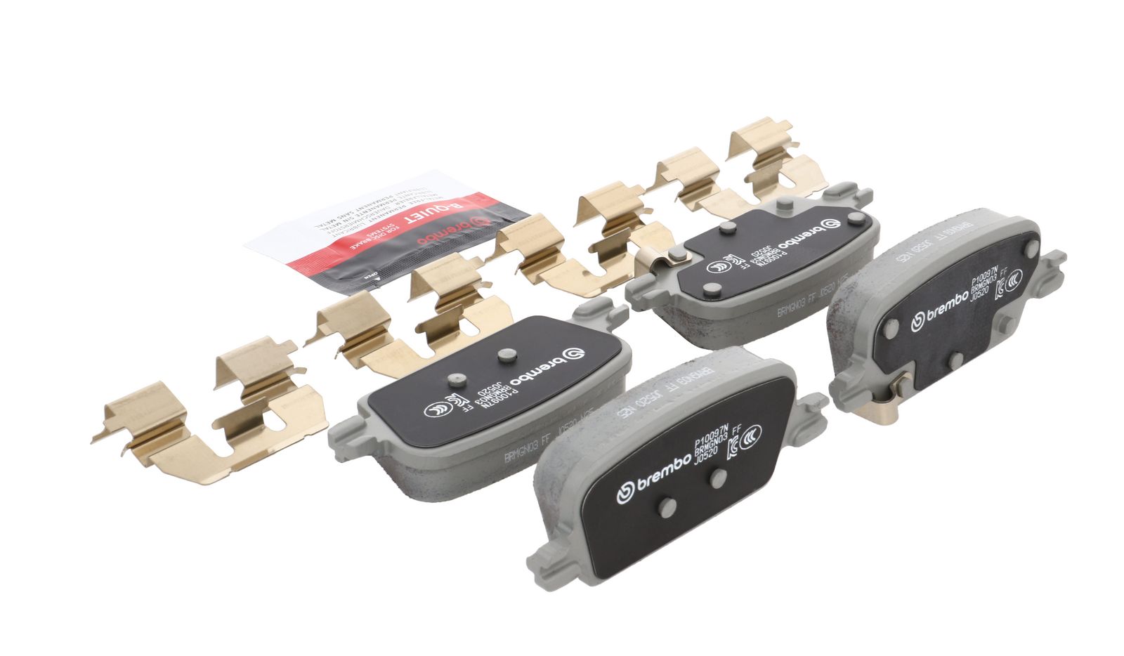 PRIME Ceramic Rear Disc Brake Pad Set - P10097N_12