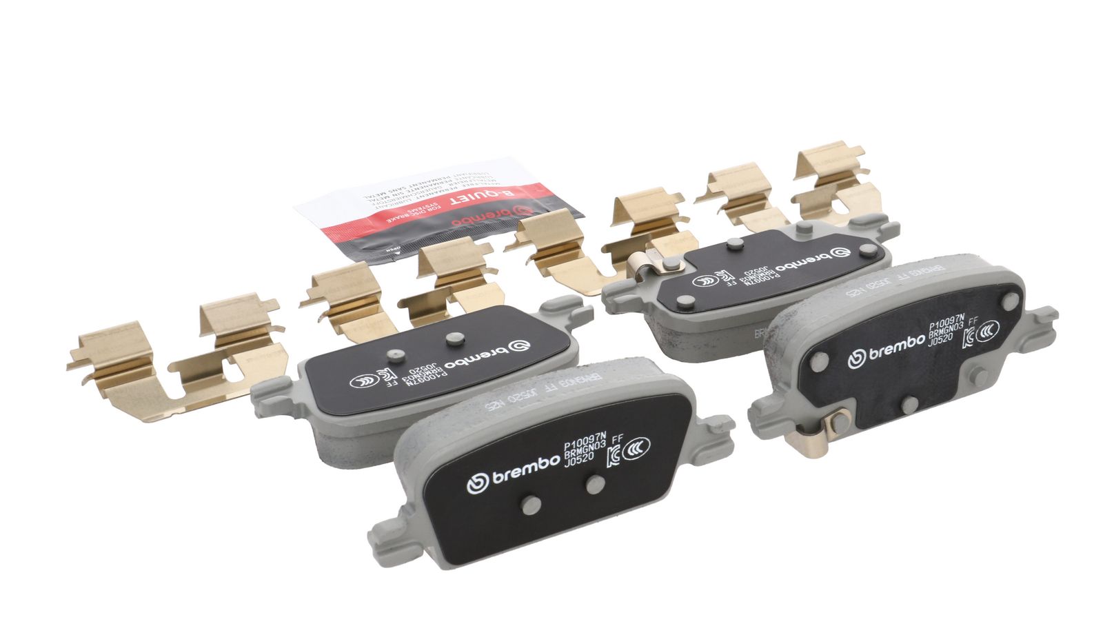 PRIME Ceramic Rear Disc Brake Pad Set - P10097N_13