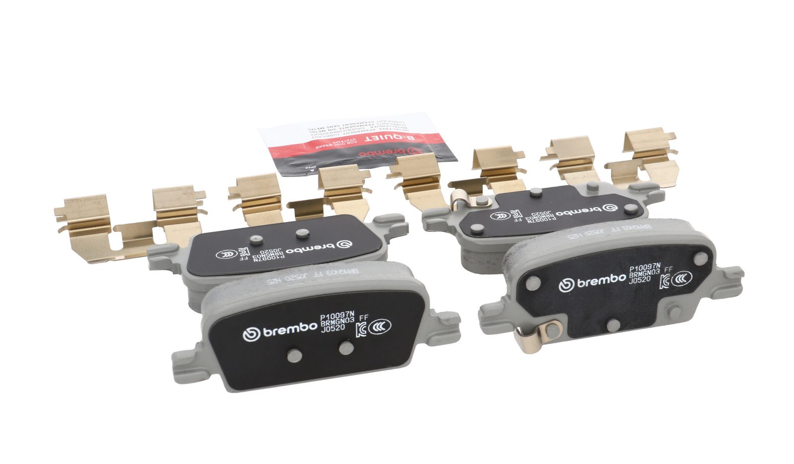 PRIME Ceramic Rear Disc Brake Pad Set - P10097N_14