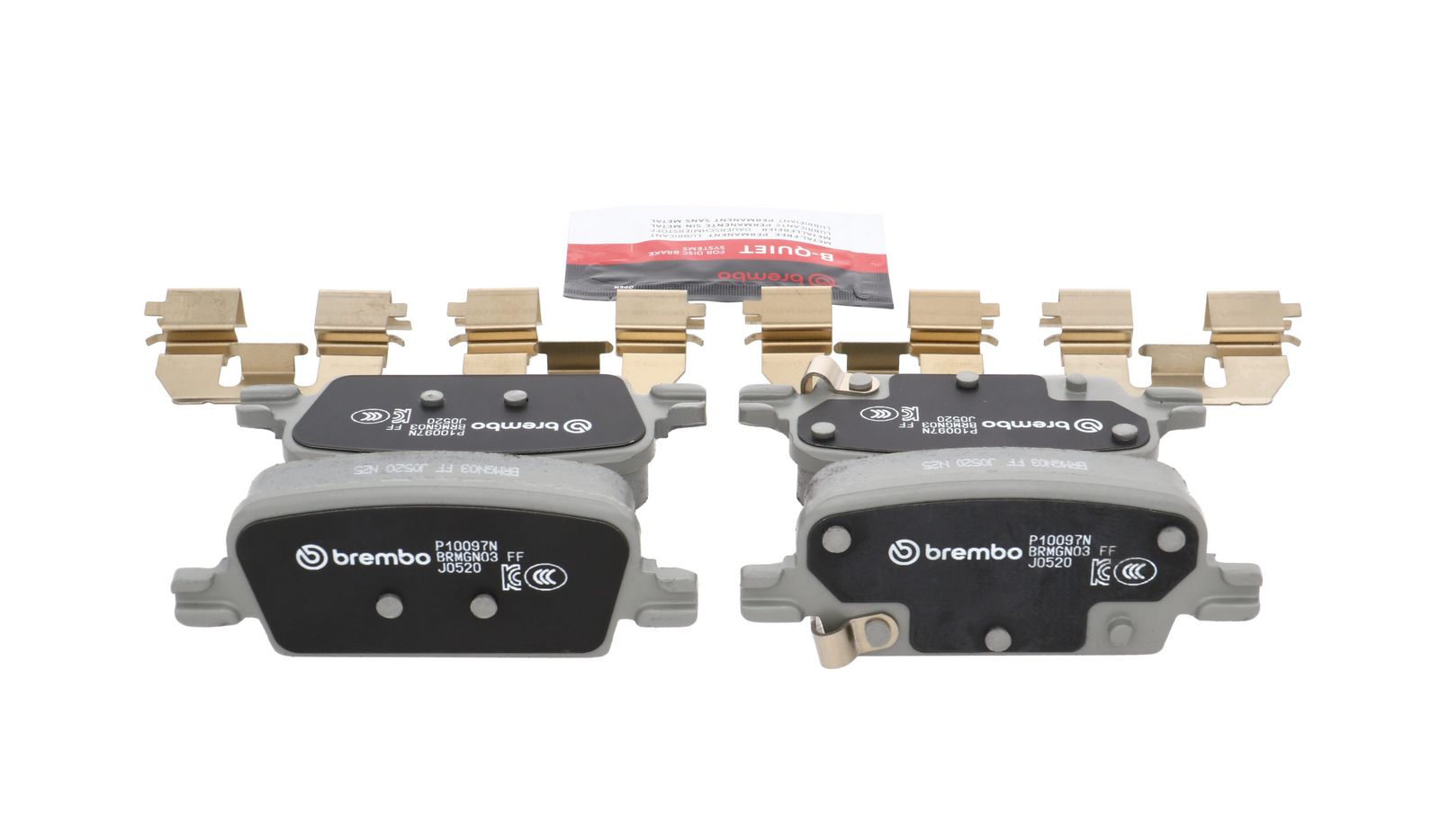 PRIME Ceramic Rear Disc Brake Pad Set - P10097N_15