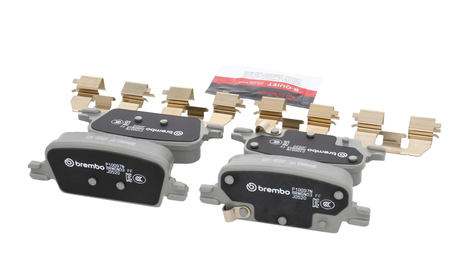 PRIME Ceramic Rear Disc Brake Pad Set - P10097N_16