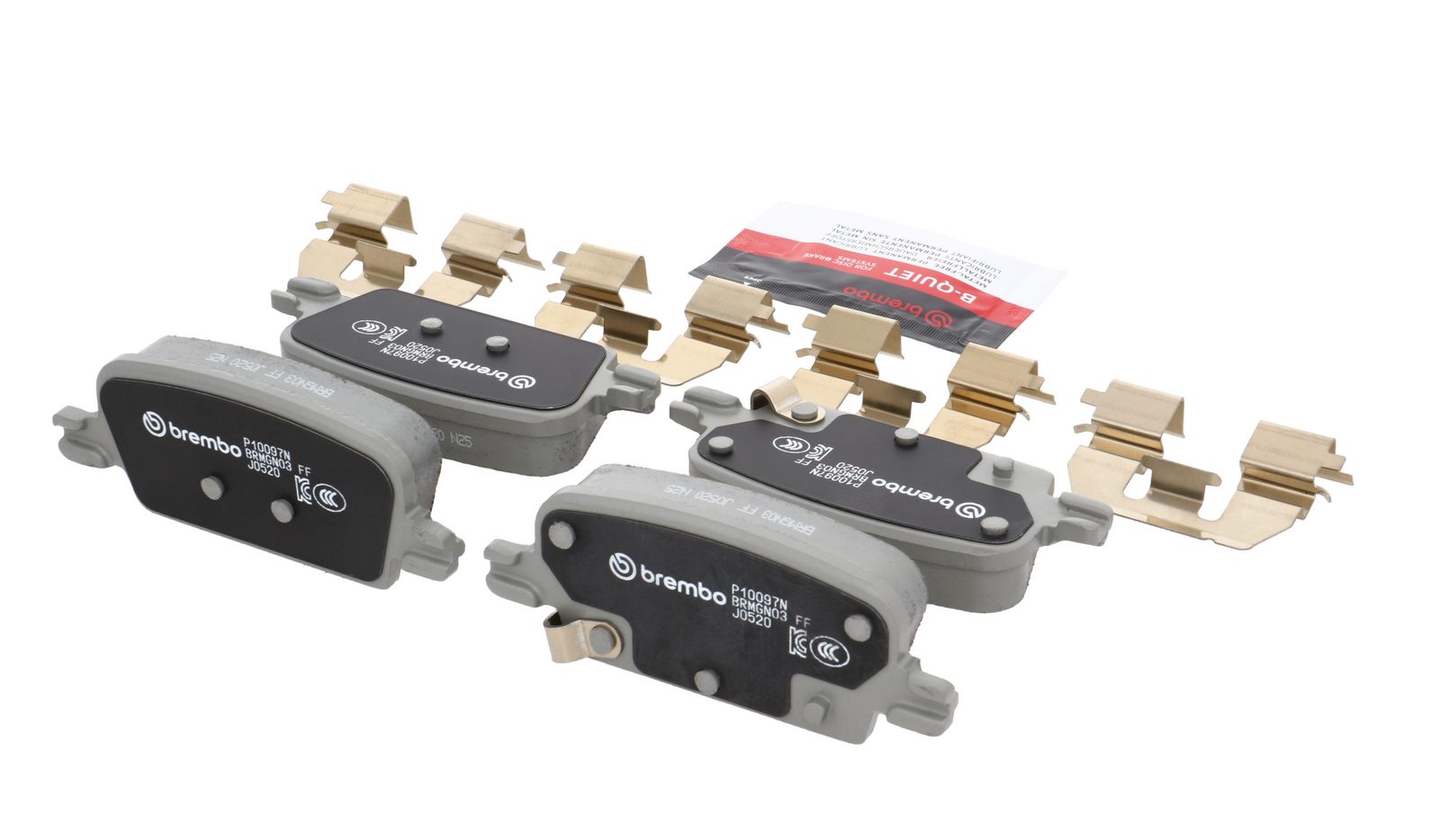PRIME Ceramic Rear Disc Brake Pad Set - P10097N_17
