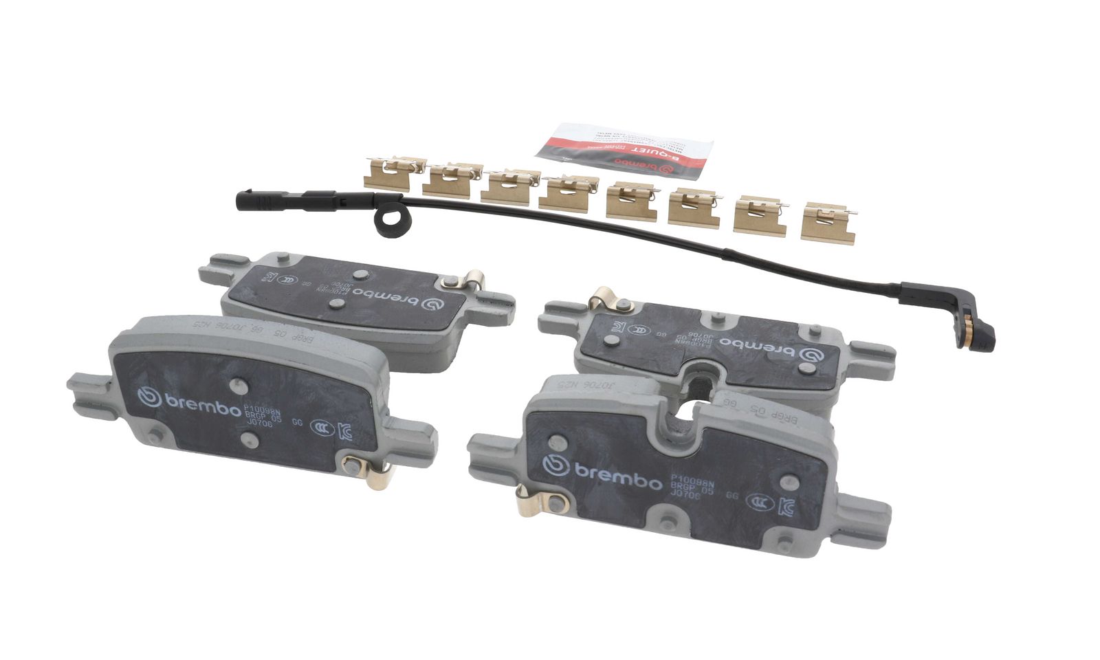 PRIME Ceramic Rear Disc Brake Pad Set - P10098N_16