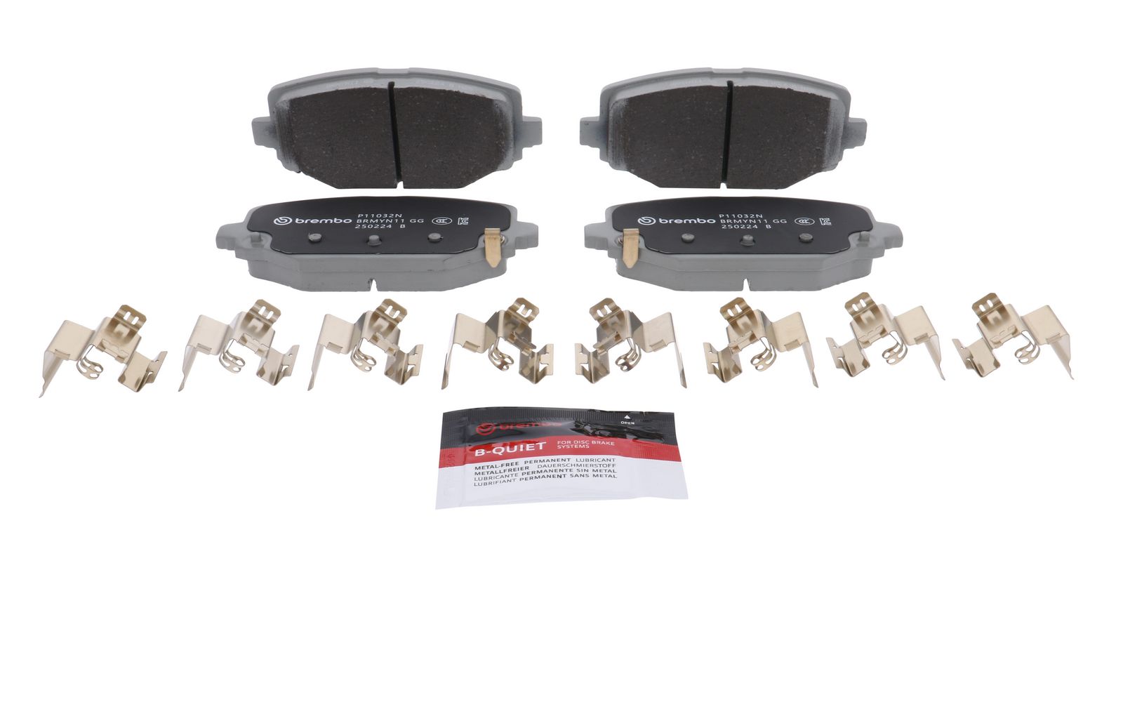 PRIME Ceramic Rear Disc Brake Pad Set - P11032N_03