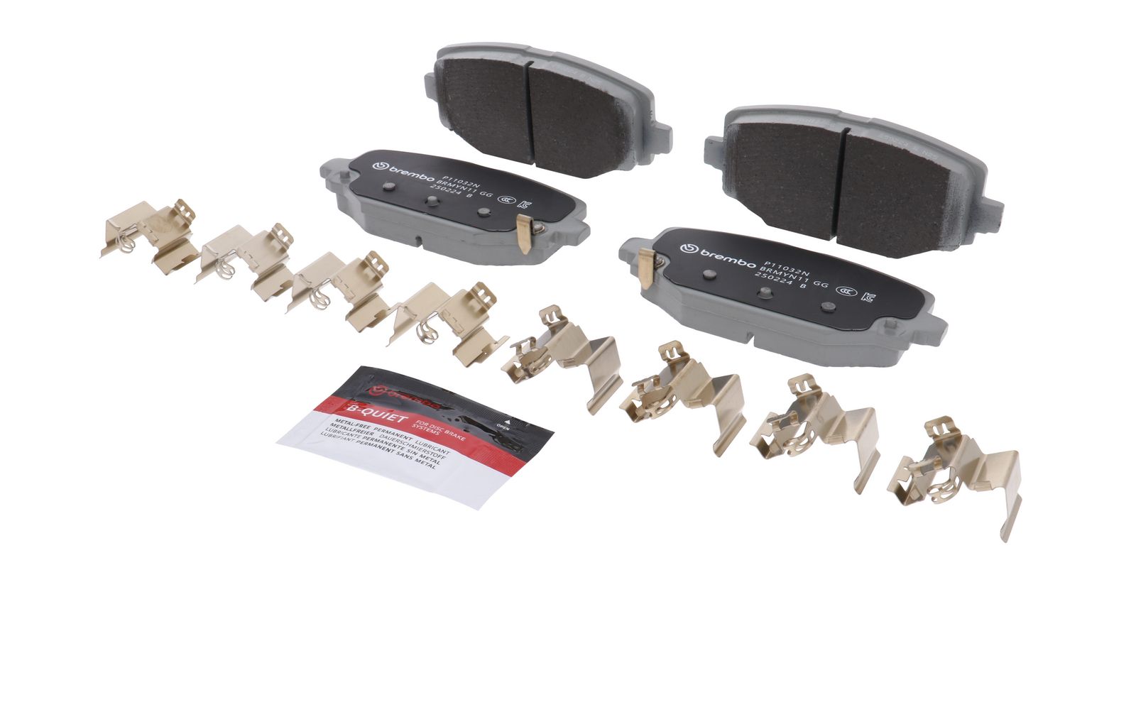 PRIME Ceramic Rear Disc Brake Pad Set - P11032N_05