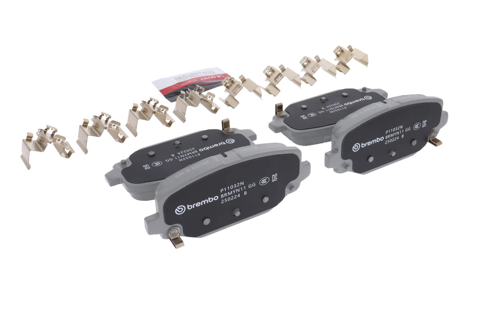 PRIME Ceramic Rear Disc Brake Pad Set - P11032N_13