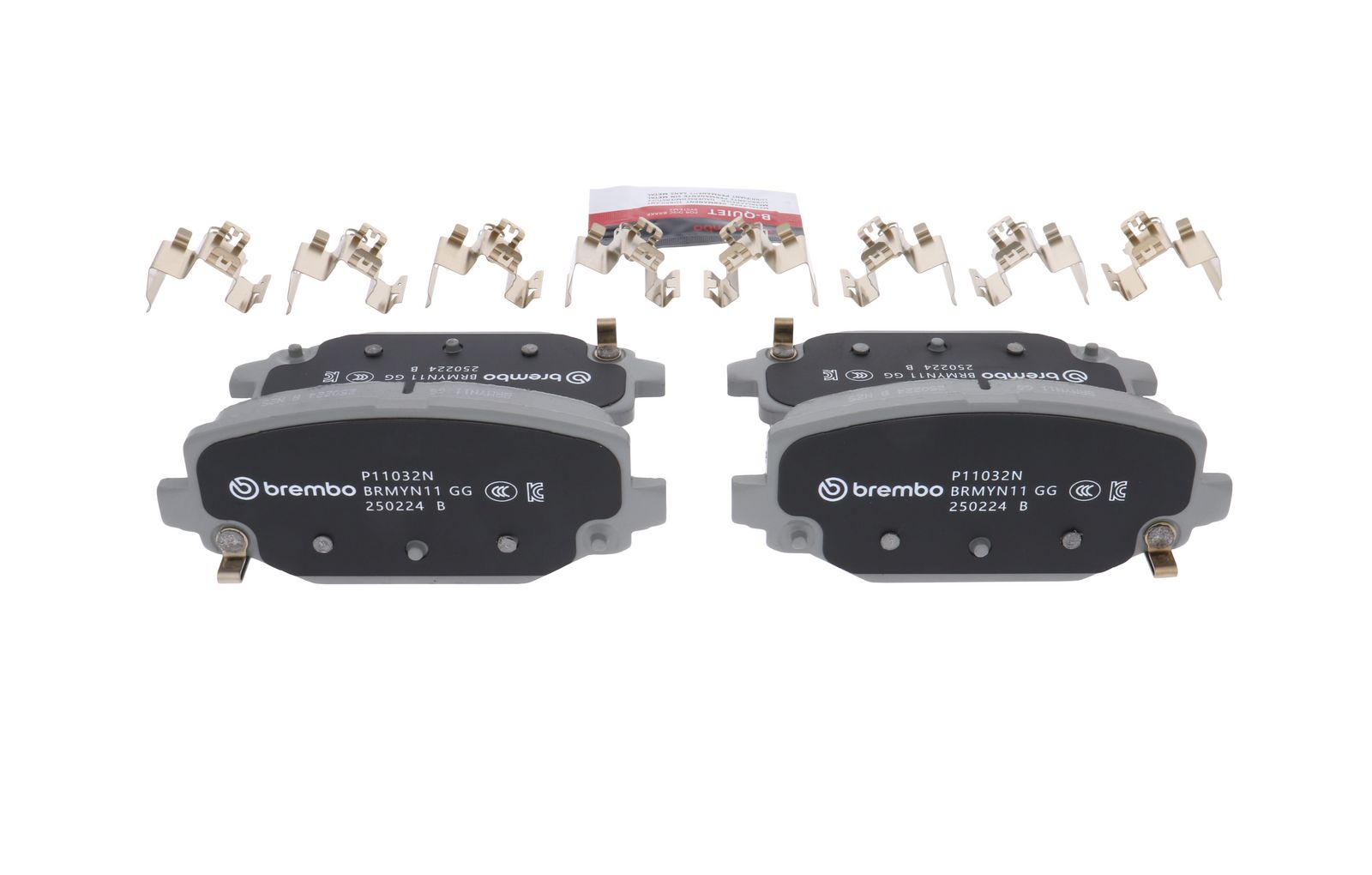 PRIME Ceramic Rear Disc Brake Pad Set - P11032N_15