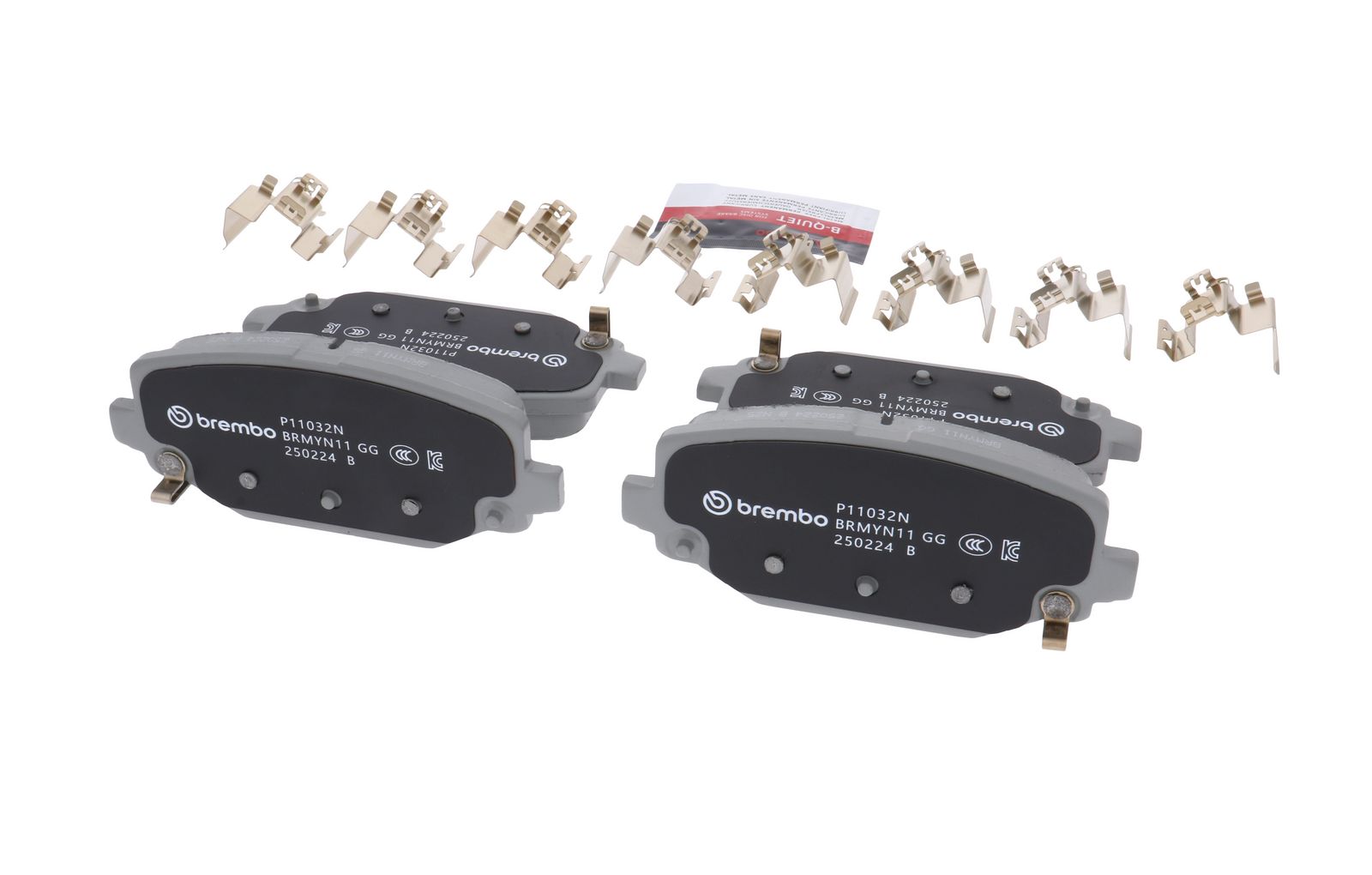 PRIME Ceramic Rear Disc Brake Pad Set - P11032N_16