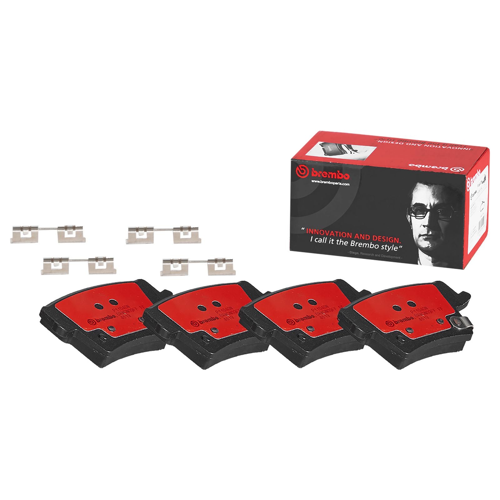 PRIME Ceramic Rear Disc Brake Pad Set - P11040N_01