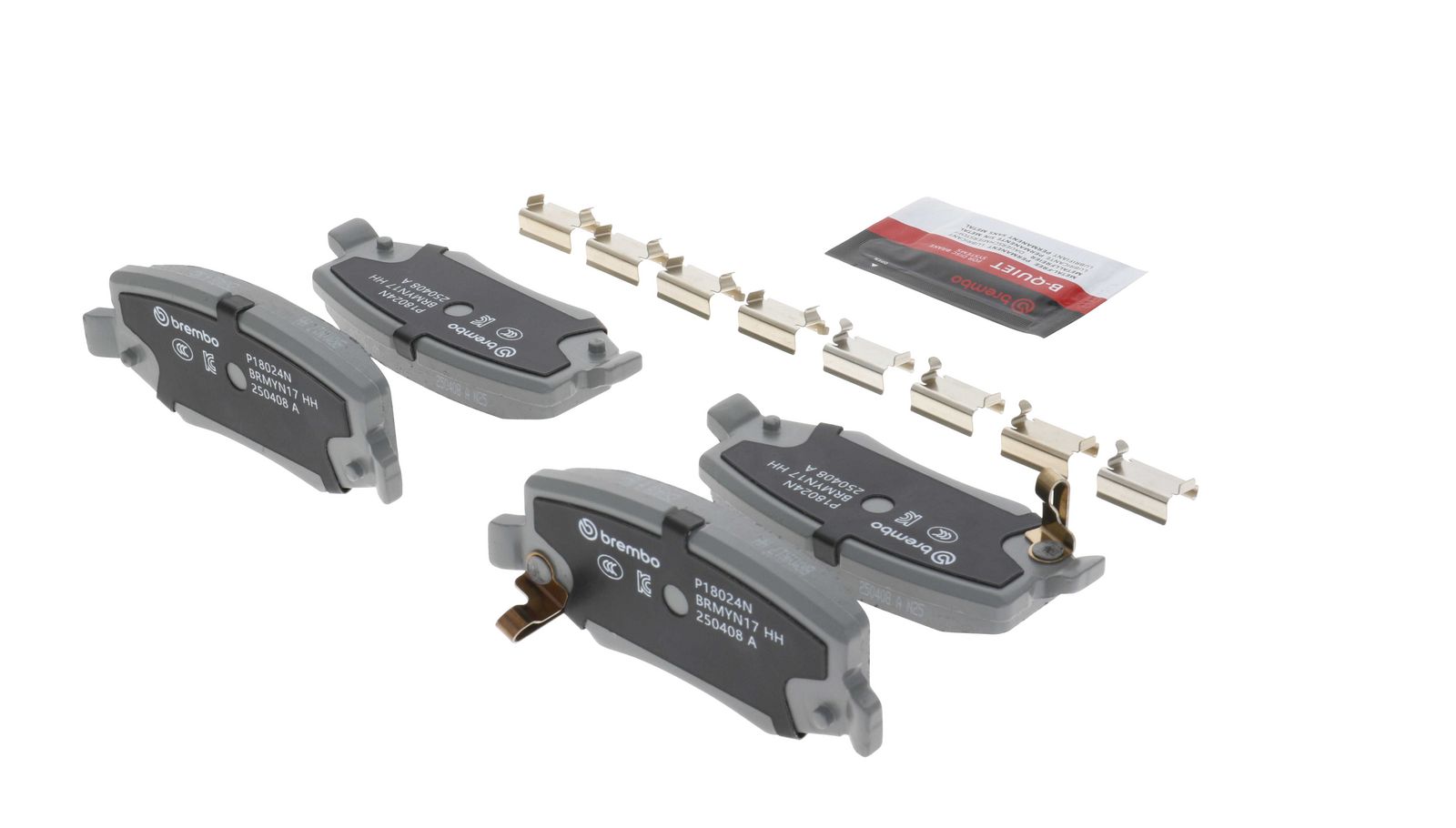 PRIME Ceramic Rear Disc Brake Pad Set - P18024N_18