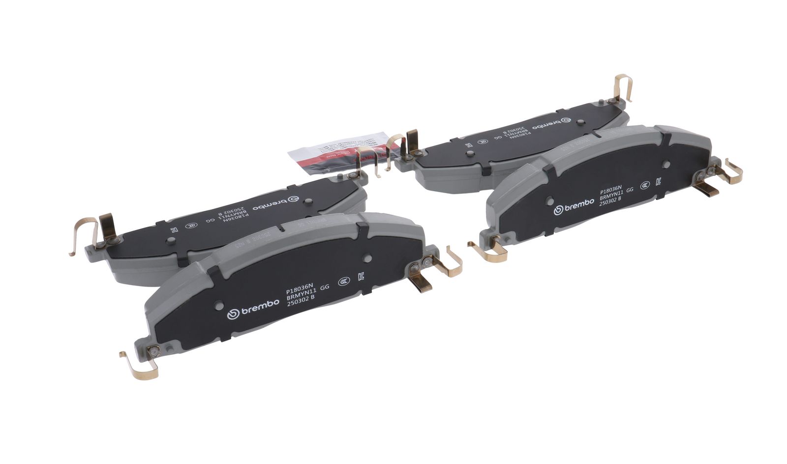 PRIME Ceramic Rear Disc Brake Pad Set - P18036N_12