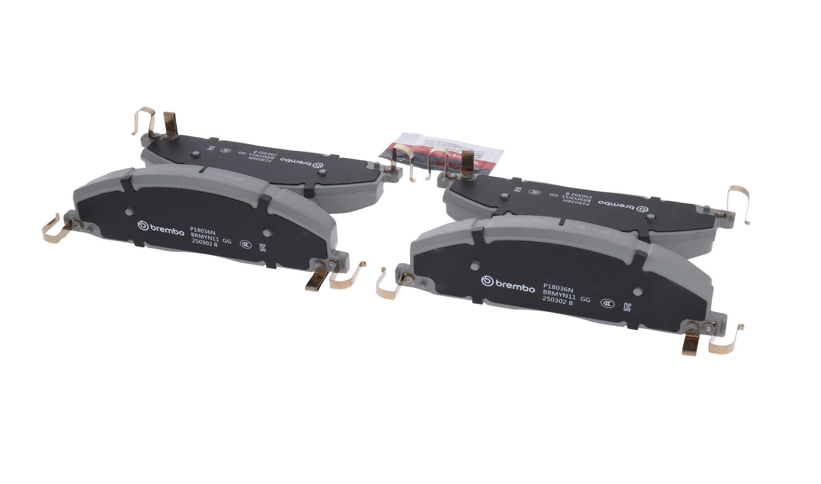 PRIME Ceramic Rear Disc Brake Pad Set - P18036N_15