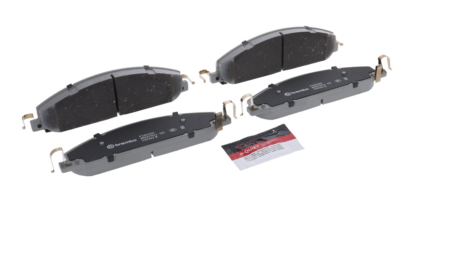 PRIME Ceramic Rear Disc Brake Pad Set - P18036N_24