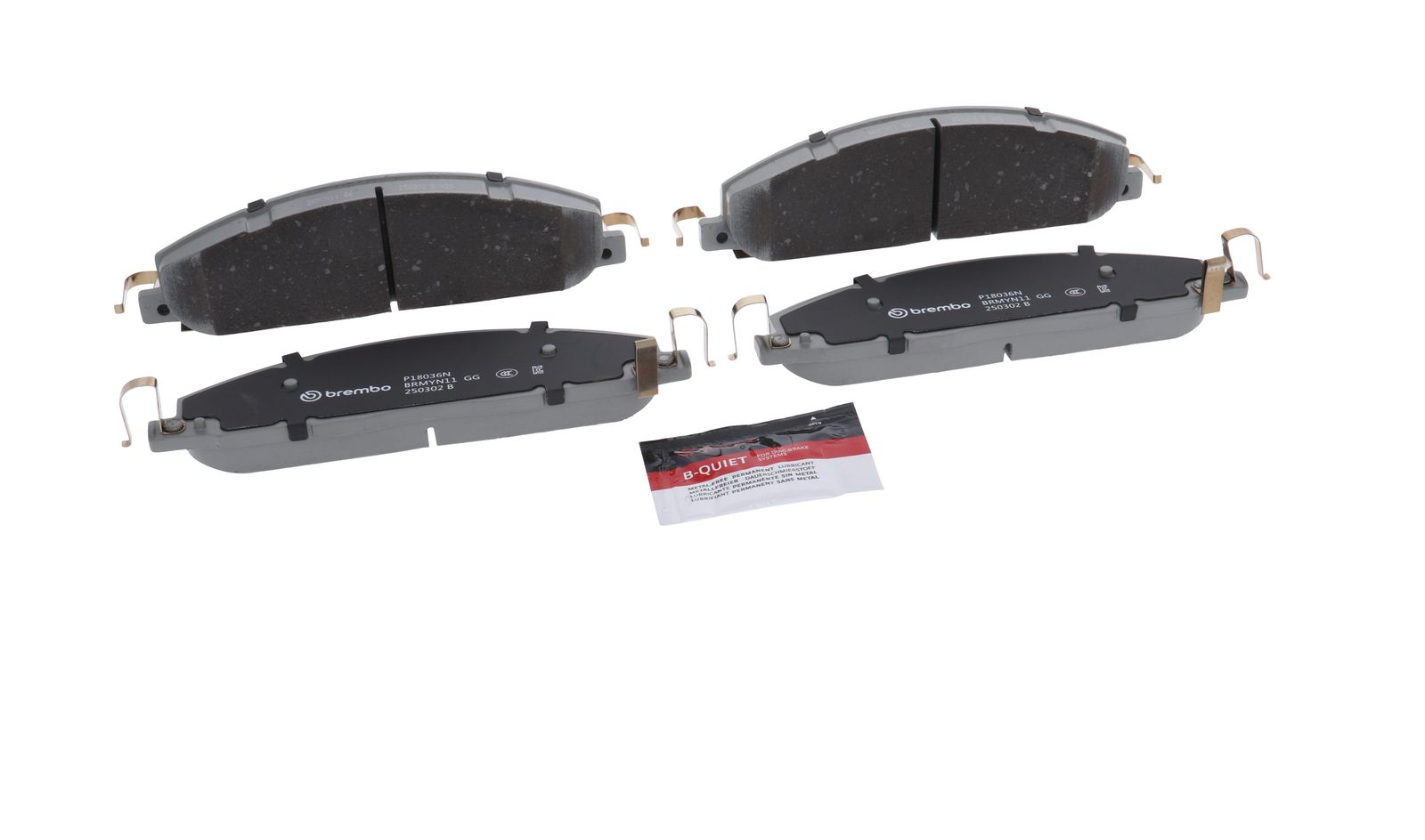 PRIME Ceramic Rear Disc Brake Pad Set - P18036N_25