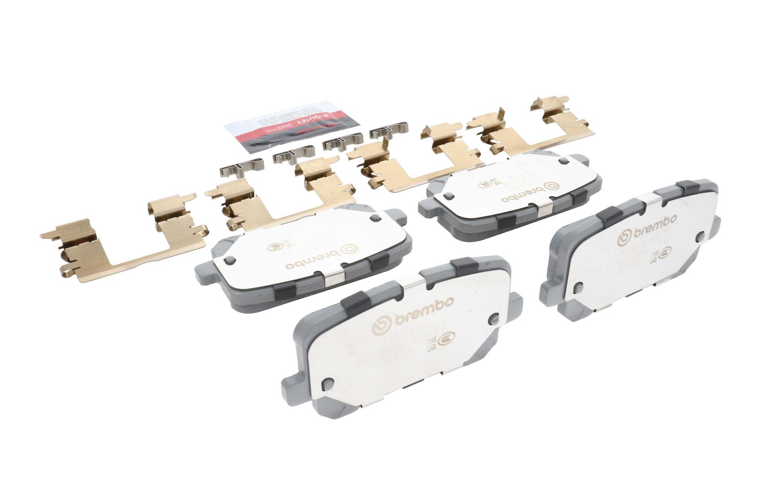 PRIME Ceramic Rear Disc Brake Pad Set - P18038N_12