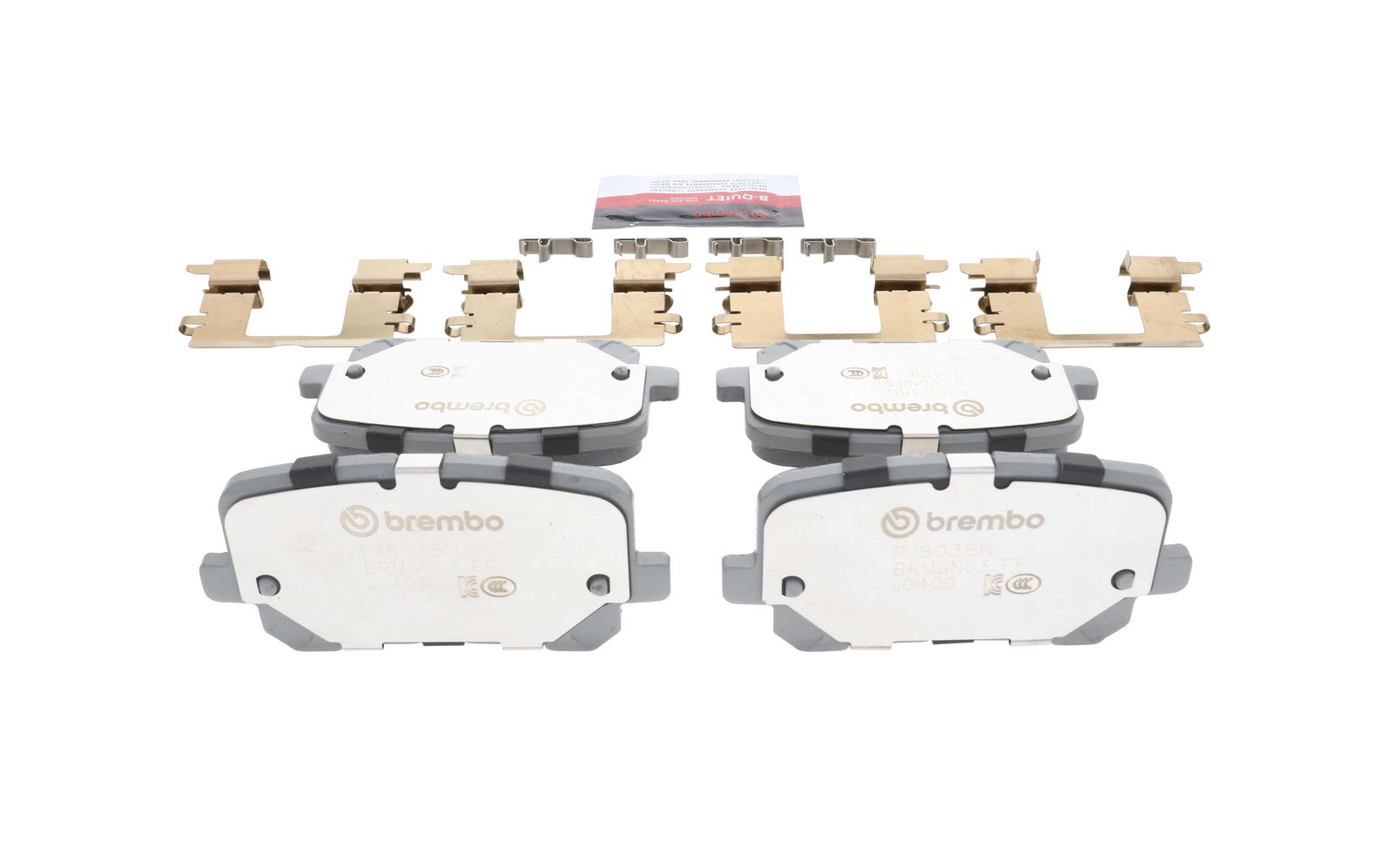 PRIME Ceramic Rear Disc Brake Pad Set - P18038N_14