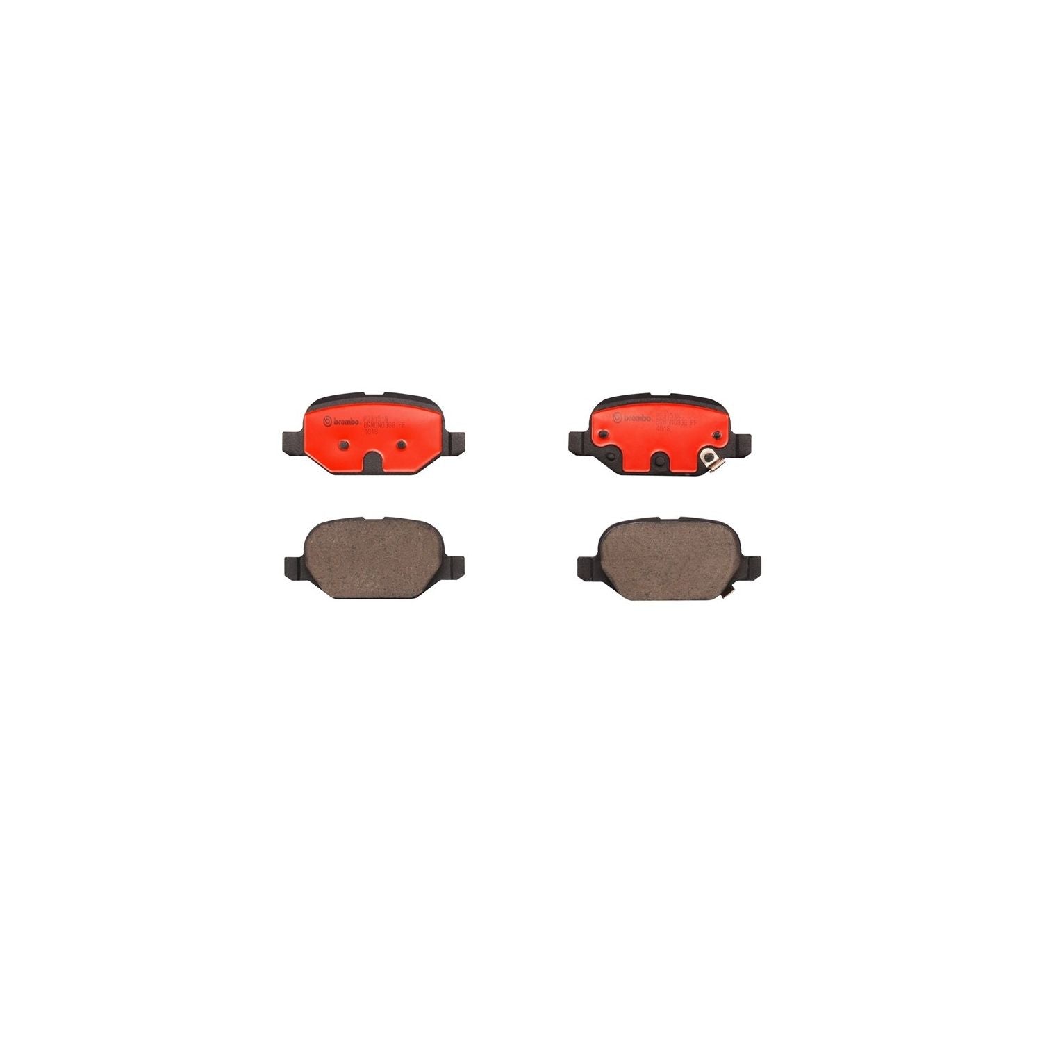 PRIME Ceramic Rear Disc Brake Pad Set - P23151N_01
