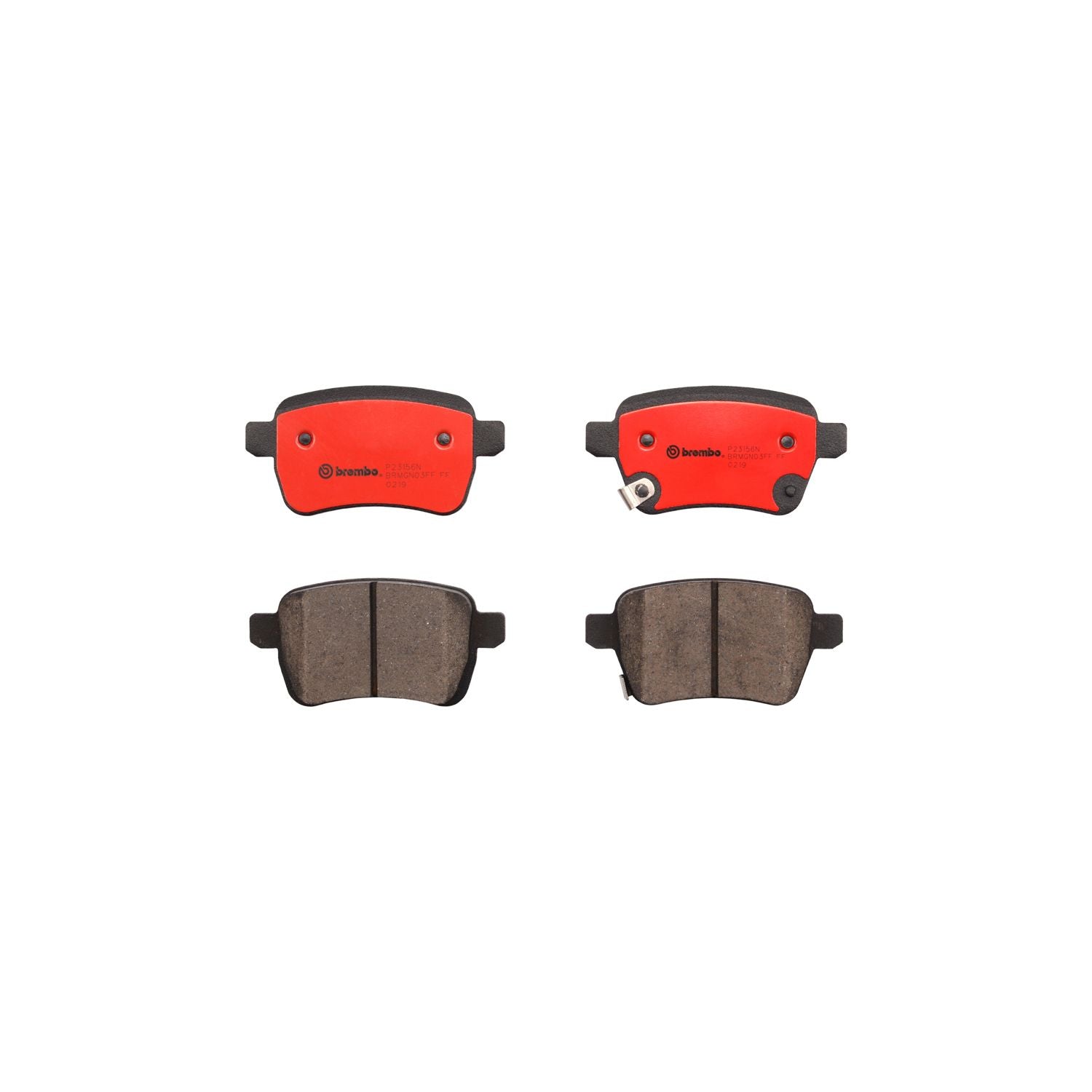 PRIME Ceramic Rear Disc Brake Pad Set - P23156N_01