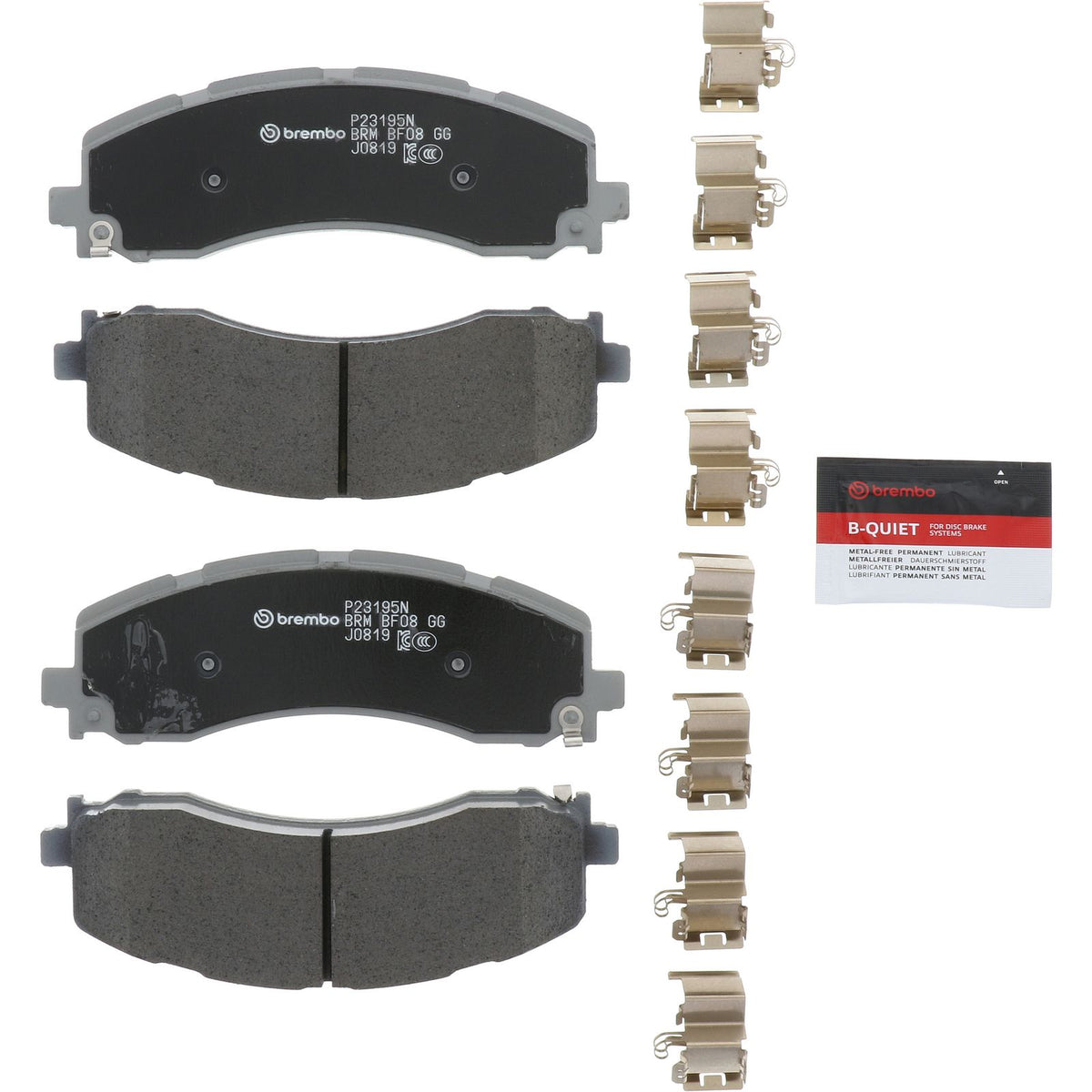 PRIME Ceramic Rear Disc Brake Pad Set - P23195N_02
