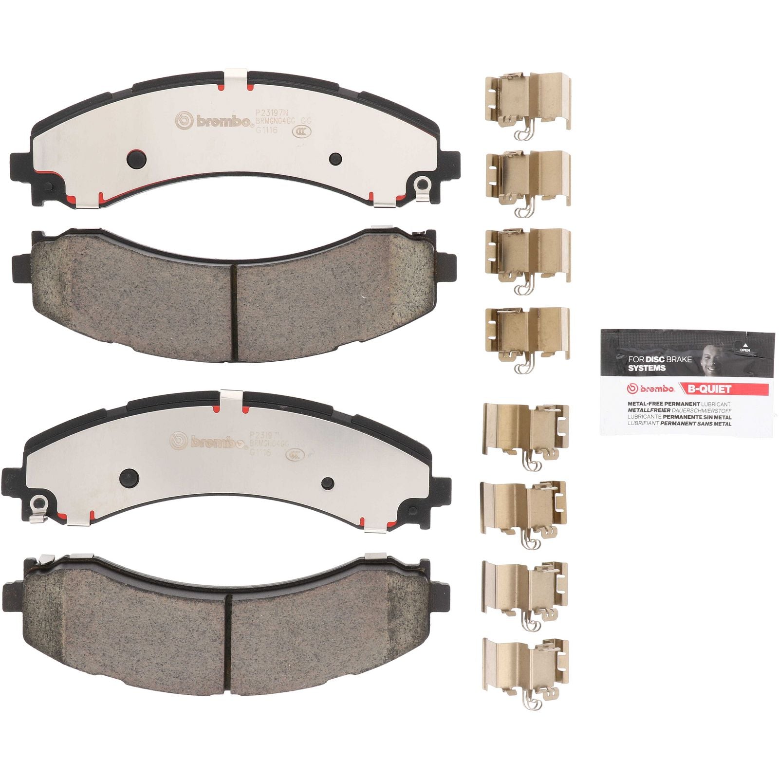 PRIME Ceramic Rear Disc Brake Pad Set - P23197N_26