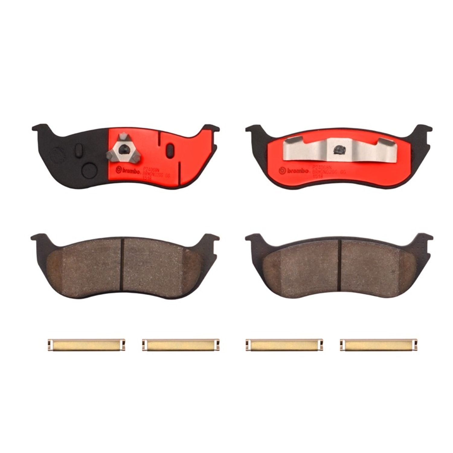 PRIME Ceramic Rear Disc Brake Pad Set - P24068N_01
