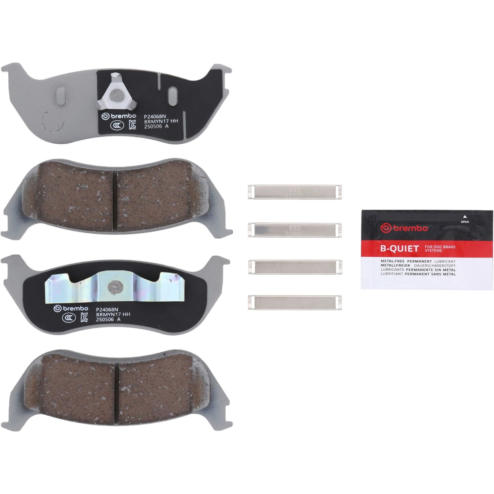 PRIME Ceramic Rear Disc Brake Pad Set - P24068N_02