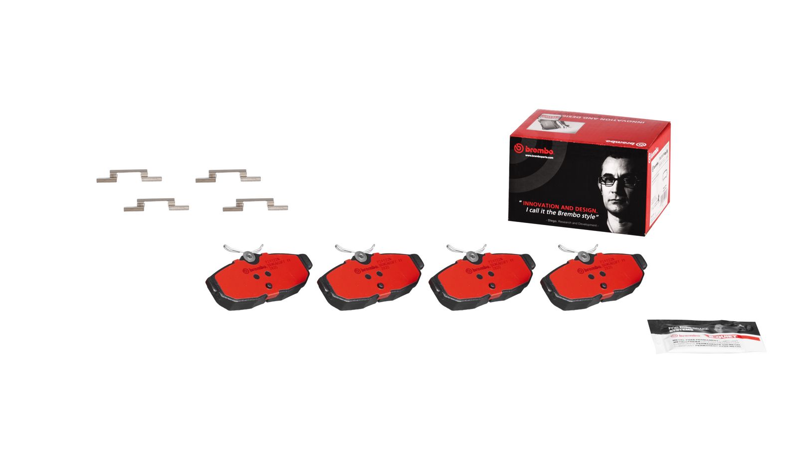 PRIME Ceramic Rear Disc Brake Pad Set - P24122N_01