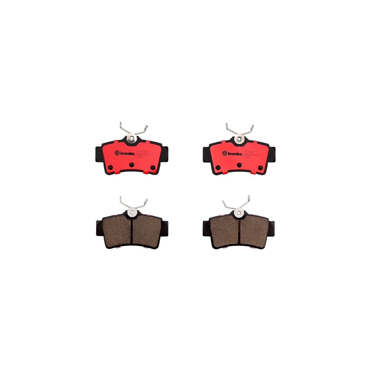 PRIME Ceramic Rear Disc Brake Pad Set - P24155N_01