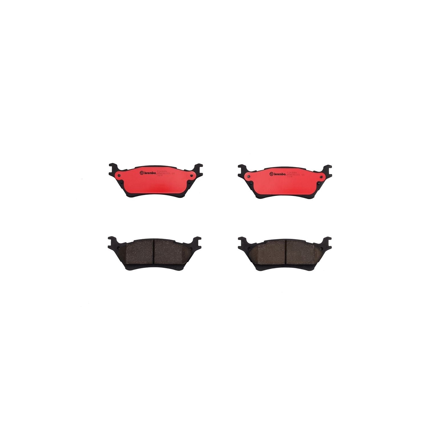 PRIME Ceramic Rear Disc Brake Pad Set - P24168N_01