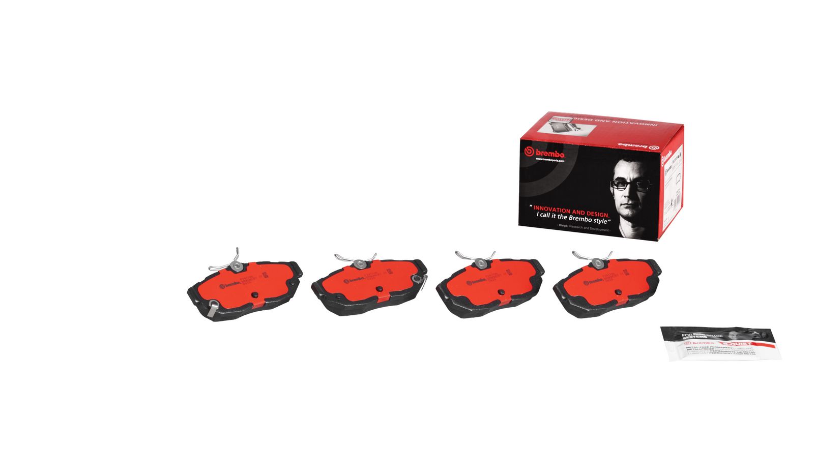 PRIME Ceramic Rear Disc Brake Pad Set - P24170N_01