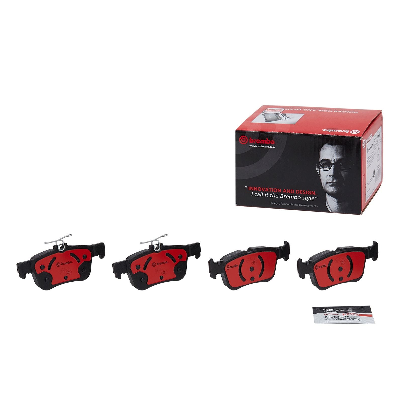 PRIME Ceramic Rear Disc Brake Pad Set - P24175N_01