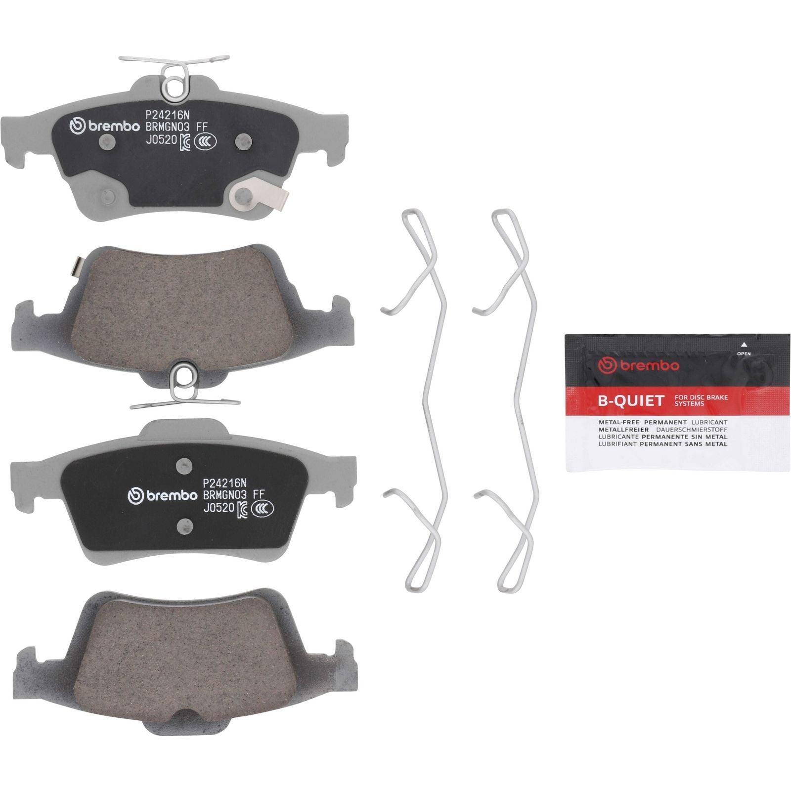PRIME Ceramic Rear Disc Brake Pad Set - P24216N_02