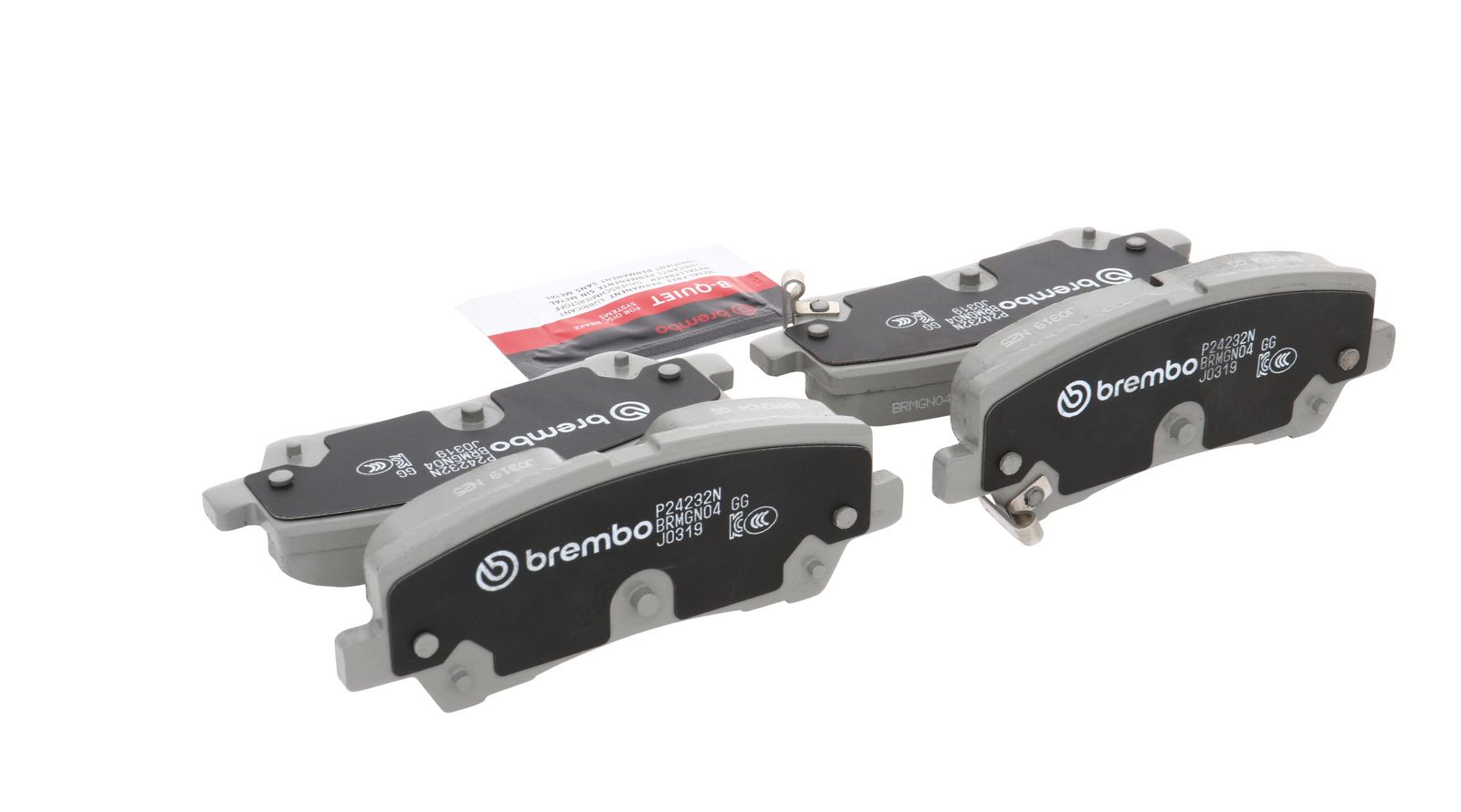 PRIME Ceramic Rear Disc Brake Pad Set - P24232N_12