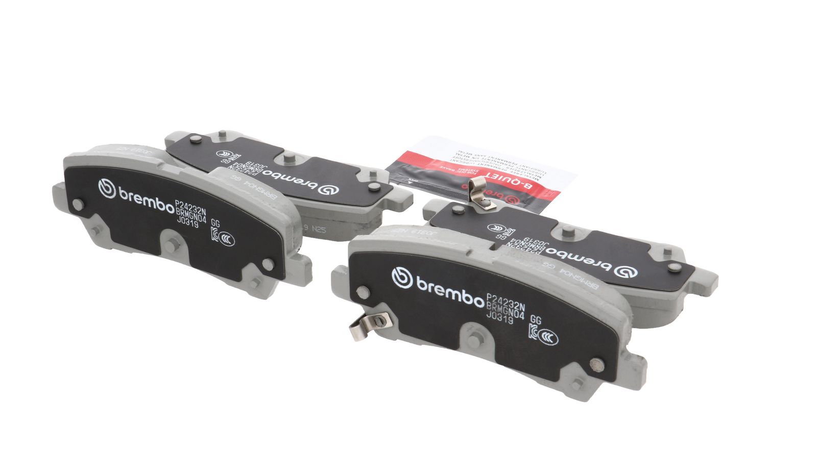 PRIME Ceramic Rear Disc Brake Pad Set - P24232N_16