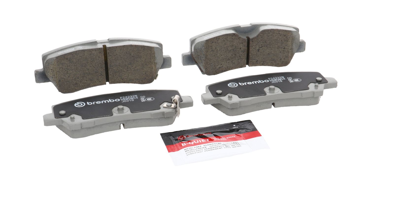 PRIME Ceramic Rear Disc Brake Pad Set - P24232N_25