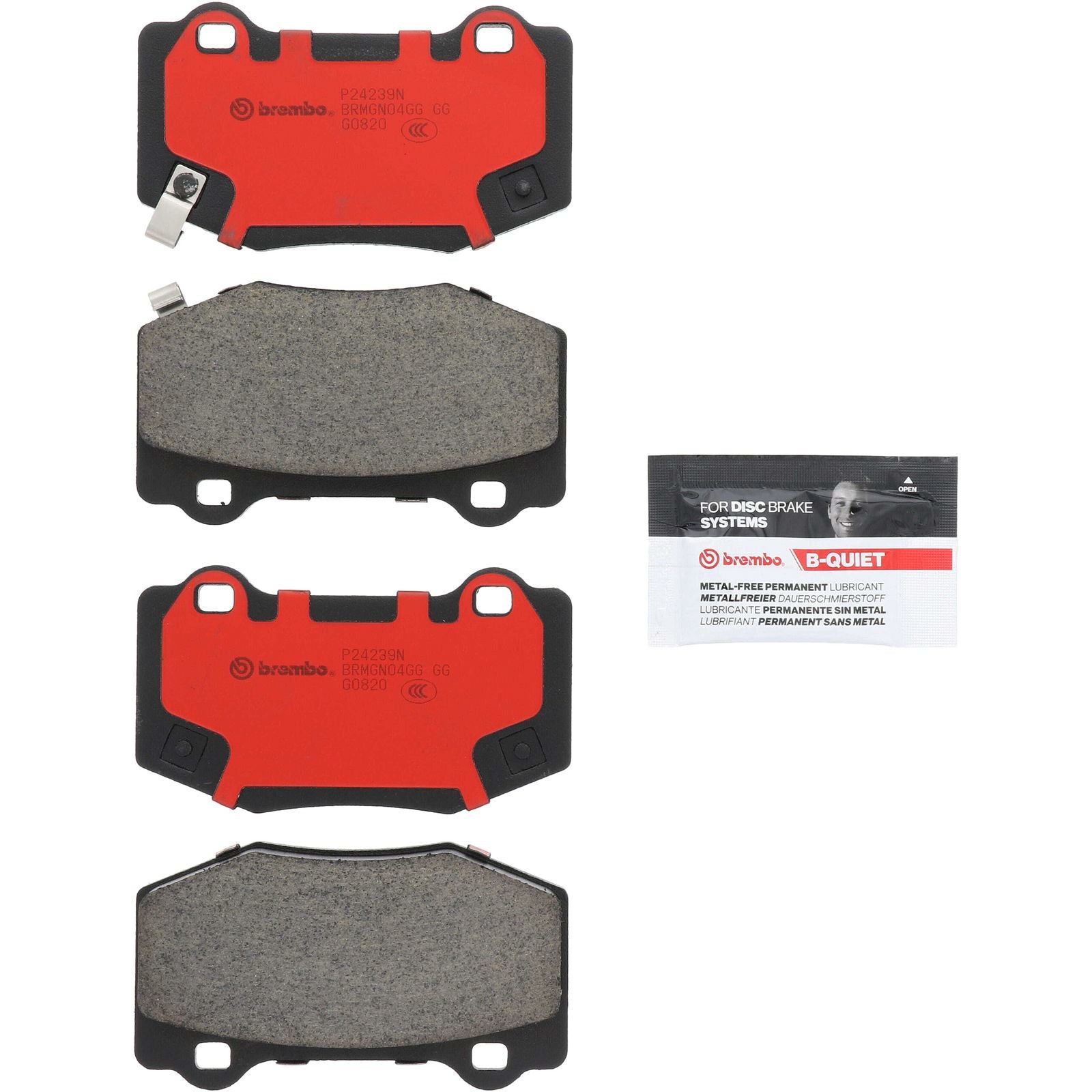 PRIME Ceramic Rear Disc Brake Pad Set - P24239N_26
