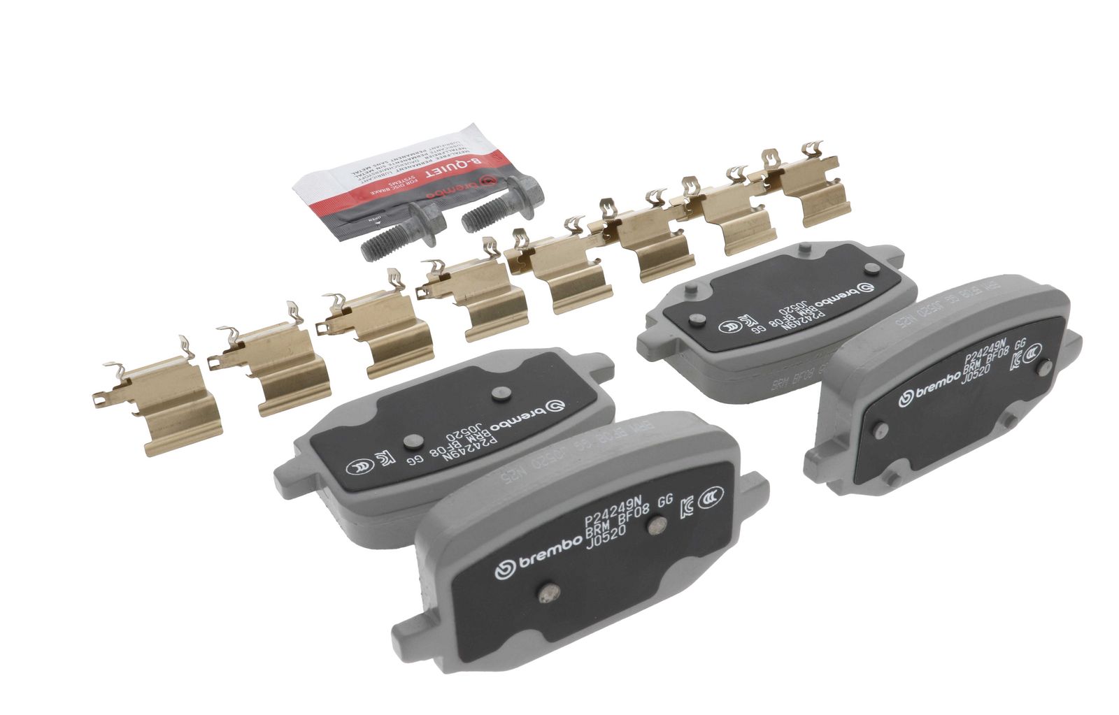 PRIME Ceramic Rear Disc Brake Pad Set - P24249N_12