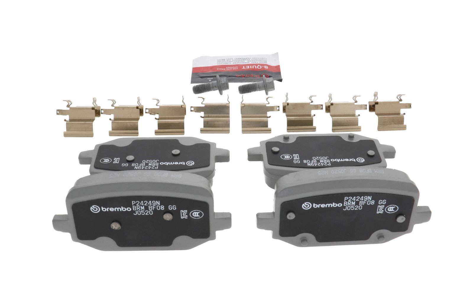 PRIME Ceramic Rear Disc Brake Pad Set - P24249N_14