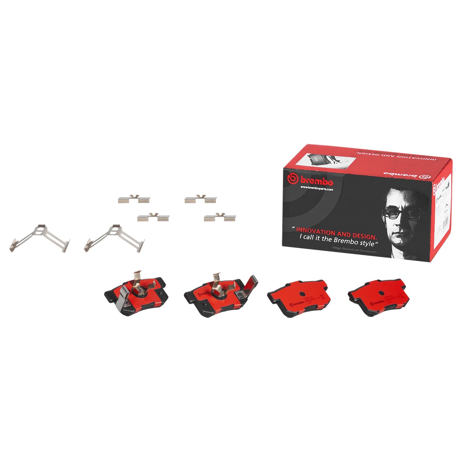 PRIME Ceramic Rear Disc Brake Pad Set - P28051N_01