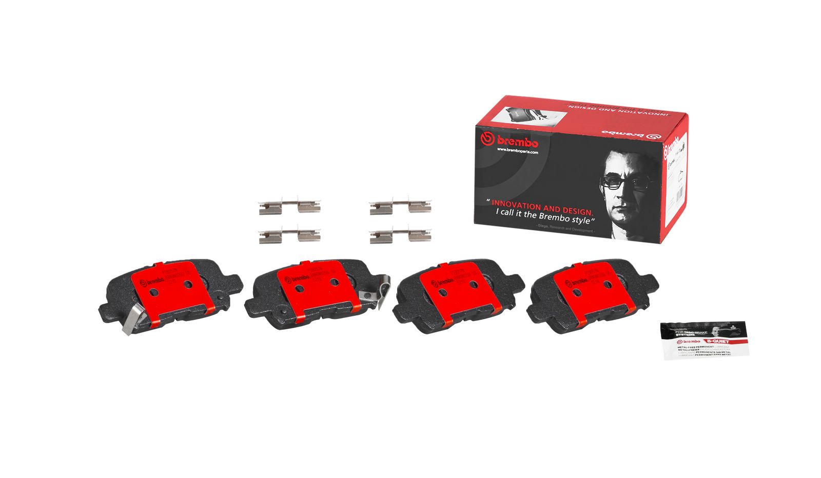 PRIME Ceramic Rear Disc Brake Pad Set - P28057N_01