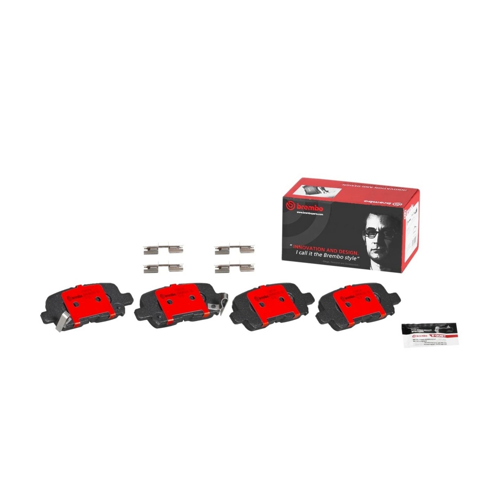PRIME Ceramic Rear Disc Brake Pad Set - P28057N_02