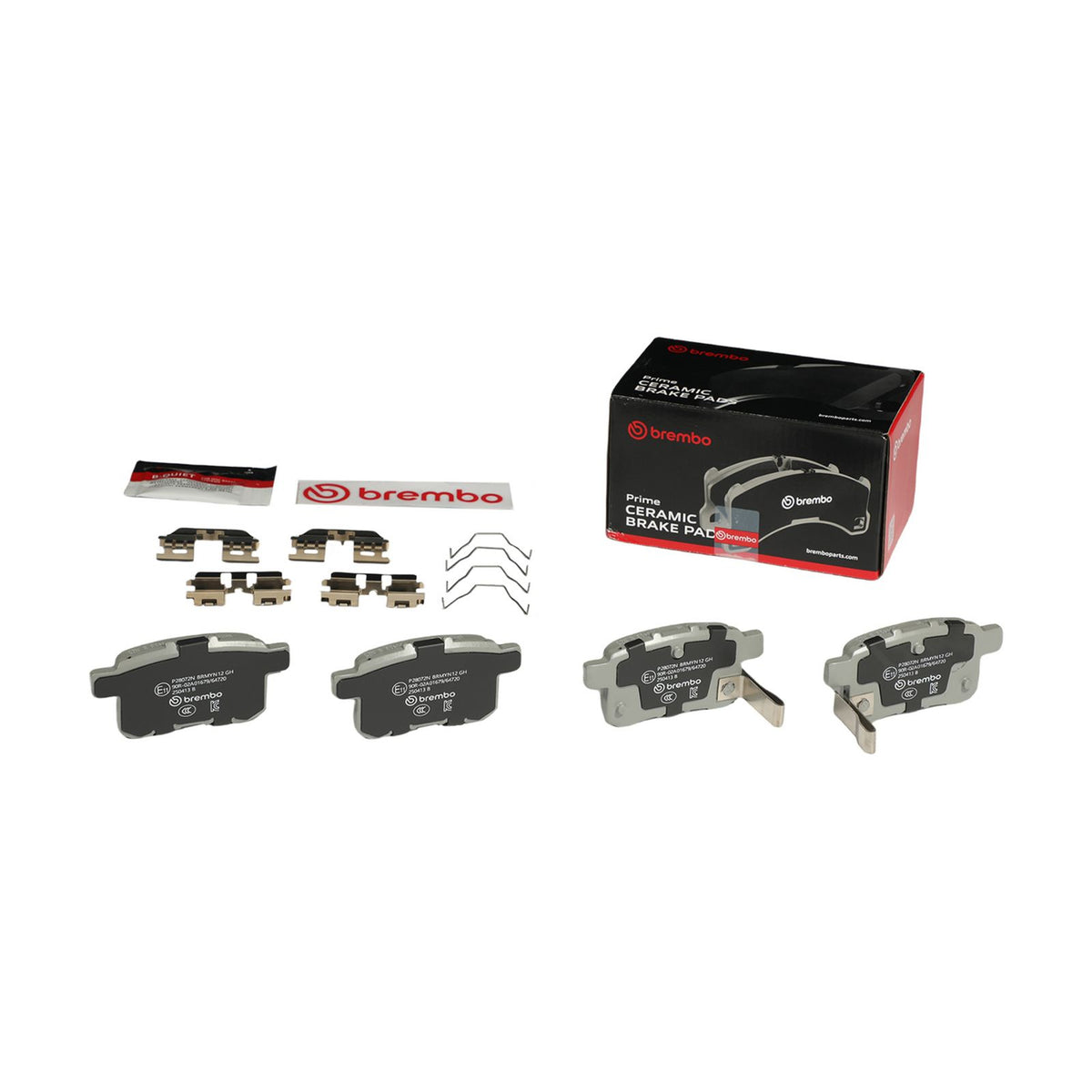 PRIME Ceramic Rear Disc Brake Pad Set - P28072N_04