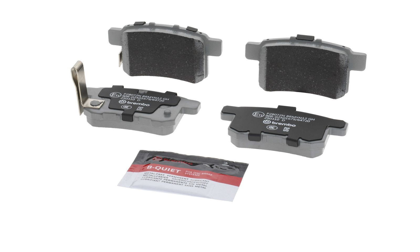 PRIME Ceramic Rear Disc Brake Pad Set - P28072N_08