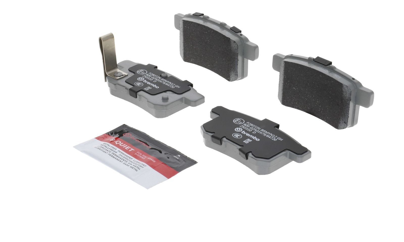 PRIME Ceramic Rear Disc Brake Pad Set - P28072N_10
